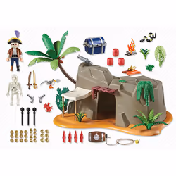 Playmobil Super 4 Caverne des pirates