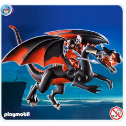 Playmobil Giant Dragon with LED-Fire, 4 an(s), Multicolore