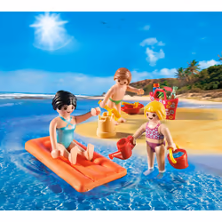 Playmobil Maman et enfants à la plage