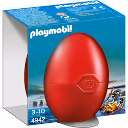 Playmobil Pirate avec barque et trésor, Les Pirates, 3 an(s), Multicolore, Plastique