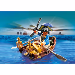 Playmobil Pirate avec barque et trésor