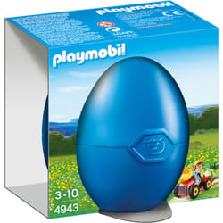 Playmobil Enfant avec tracteur et remorque