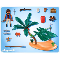 Playmobil Cast Away on Palm Island