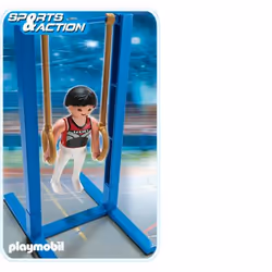 Playmobil Gymnast on Rings, Bleu, Plastique