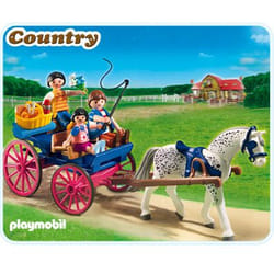 Playmobil Calèche avec Famille