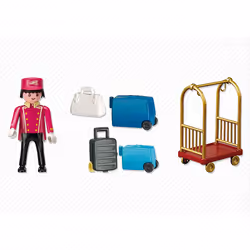 Playmobil Bagagiste, 4 an(s), Plastique, 24 pièce(s), 100 g