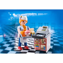 Playmobil SpecialPlus Serveuse avec Caisse enregistreuse