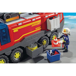 Playmobil City Action Pompiers Avec Véhicule Aéroportuaire