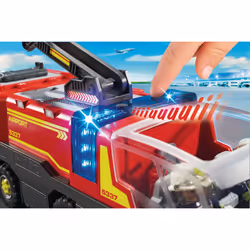 Playmobil City Action Pompiers Avec Véhicule Aéroportuaire
