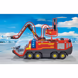 Playmobil City Action Pompiers Avec Véhicule Aéroportuaire