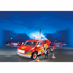 Playmobil Véhicule d`intervention avec sirène