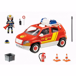Playmobil Véhicule d`intervention avec sirène
