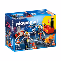 Playmobil City Action Firefighters with Water Pump, 4 an(s), Multicolore