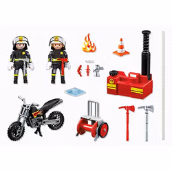 Playmobil City Action Firefighters with Water Pump