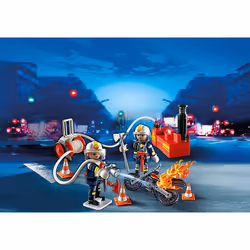Playmobil City Action Firefighters with Water Pump