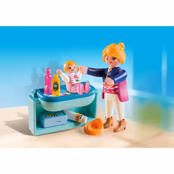 Playmobil SpecialPlus Maman avec bébé et table à langer