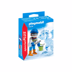 Playmobil SpecialPlus Artiste avec sculpture glace, 3 an(s), Multicolore