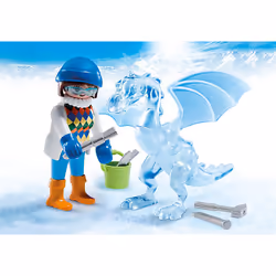 Playmobil SpecialPlus Artiste avec sculpture glace