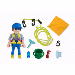 Playmobil SpecialPlus Laveur de vitres