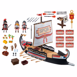Playmobil History Galère romaine, Action/Aventure, 6 an(s), Multicolore