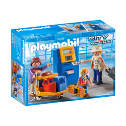 Playmobil City Action Famille de vacanciers et borne