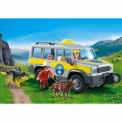 Playmobil Country Véhicule avec Secouristes de Montagne