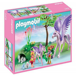Playmobil Enfants royaux avec Cheval ailé