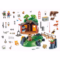 Playmobil Wild Life Cabane des aventuriers dans les arbres