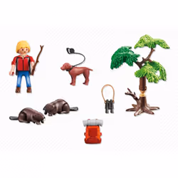 Playmobil Wild Life Randonneur avec Castors