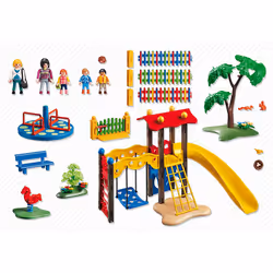 Playmobil City Life Square pour enfants avec jeux