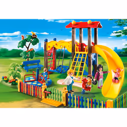 Playmobil City Life Square pour enfants avec jeux