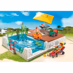 Playmobil City Life Piscine avec terrasse