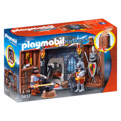 Playmobil History Coffre Chevalier et forgeron, Action/Aventure, 4 an(s), Multicolore