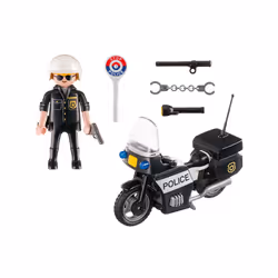 Playmobil City Action Valisette Motard de Police