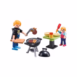 Playmobil Valisette Barbecue, 4 an(s), Multicolore, Plastique