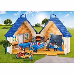Playmobil City Life Take Along School House, Action/Aventure, 4 an(s), Multicolore