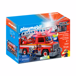 Playmobil City Action Rescue Ladder Unit, Ensemble de véhicules, Fire Engine, 4 an(s), Multicolore