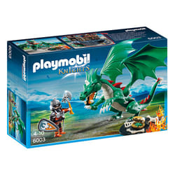 Playmobil Knights Chevalier avec grand dragon vert