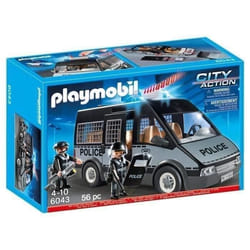 Playmobil City Action Fourgon de police sirène et gyrophare