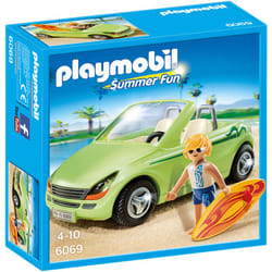 Playmobil Summer Fun Surfeur et voiture décapotable