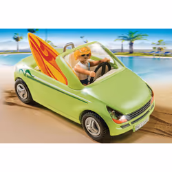 Playmobil Summer Fun Surfeur et voiture décapotable - Vue supplémentaire 4
