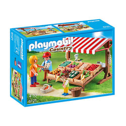 Playmobil Country Marchand avec étal de légumes