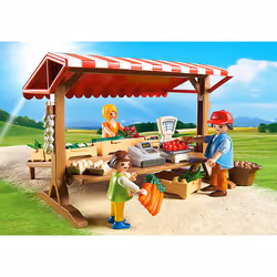 Playmobil Country Marchand avec étal de légumes - Vue supplémentaire 4