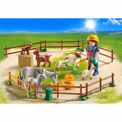 Playmobil Country Fermière avec animaux