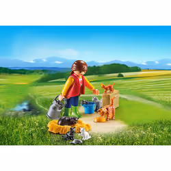Playmobil Country Soigneur avec chats