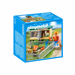 Playmobil Country Enfant avec enclos à lapins et clapier, 4 an(s), Multicolore