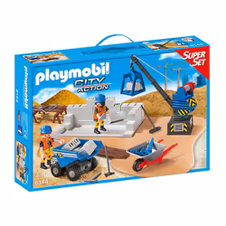 Playmobil City Action SuperSet Construction, 4 an(s), Multicolore