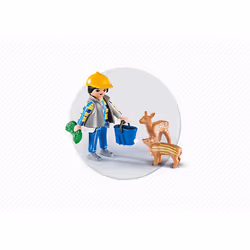 Playmobil Country Coffre "Enclos des animaux de la forêt avec soigneur" - Vue supplémentaire 5