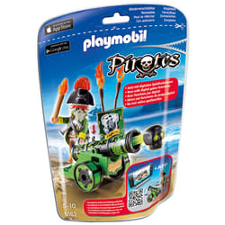 Playmobil Capitaine Pirate Avec Canon Vert