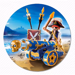 Playmobil Corsaire avec Canon Bleu
